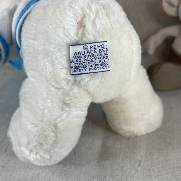 Smurf Plush Lot Papa Smurf 8” 1981 Hug Smurf 10” 1979 Hackus Smurf 9.5” 2013 - Picture 8 of 13